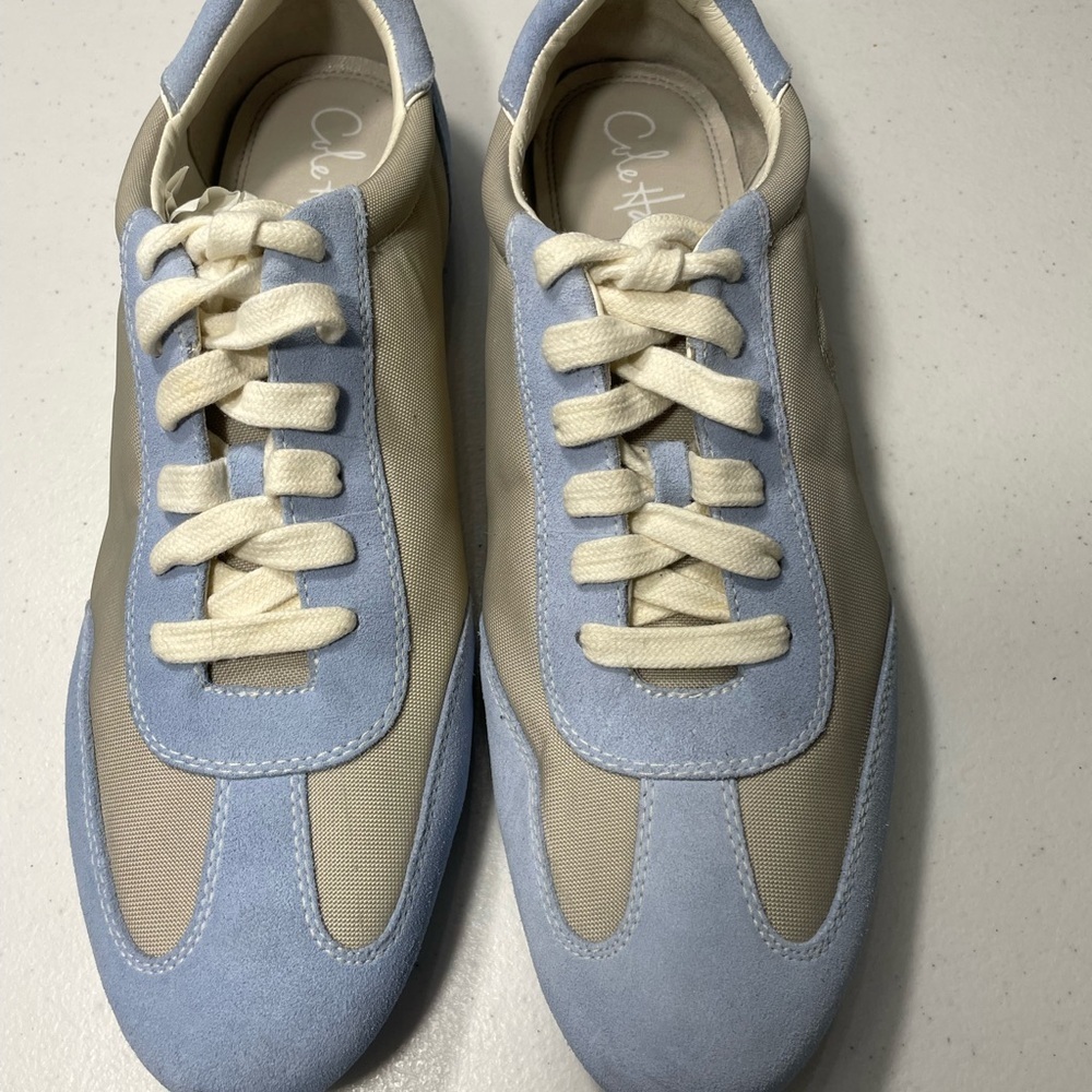 Cole Haan  Nike Air Womens 9 Blue and Gray Sneakers SB-95